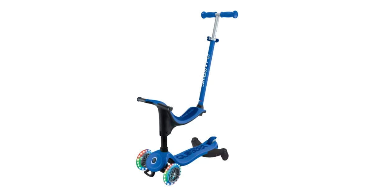 Самокат Globber GO•UP SPORTY LIGHTS — синій (456-600)
