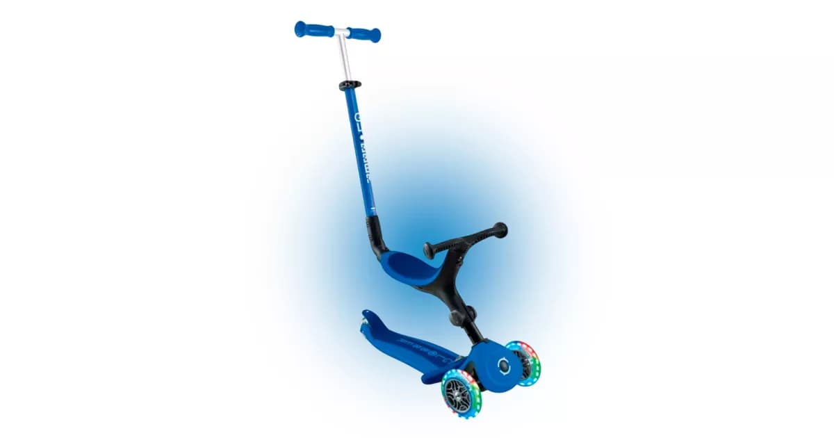 Самокат Globber GO•UP ACTIVE LIGHTS — синій
