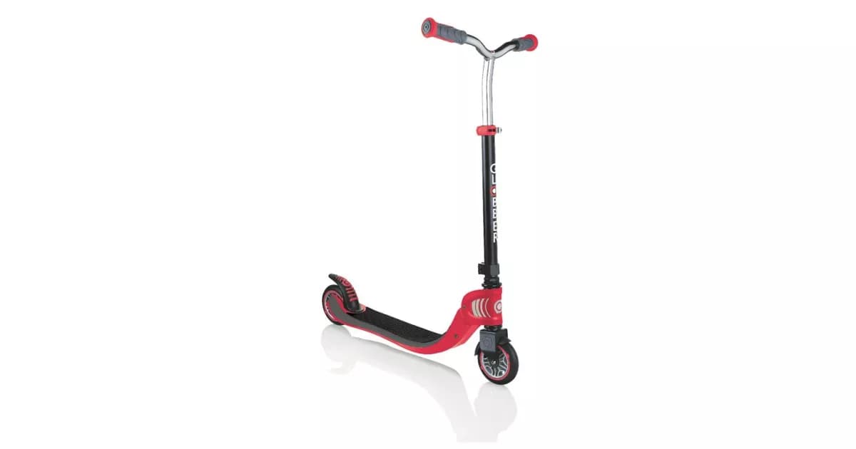 Самокат Globber FLOW FOLDABLE 125 — чорно-червоний, червоний